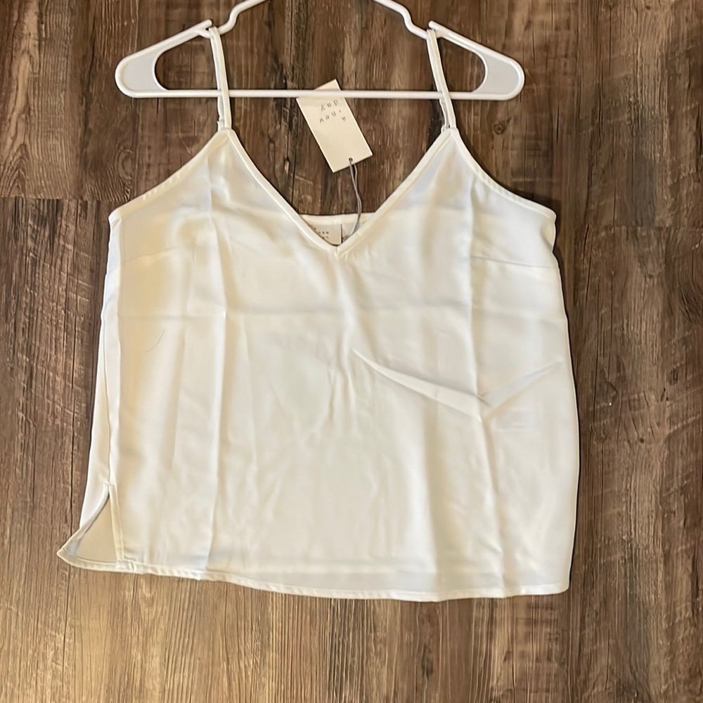 Silk tank top